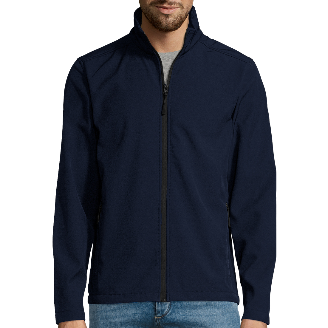 campera softshell race hombre